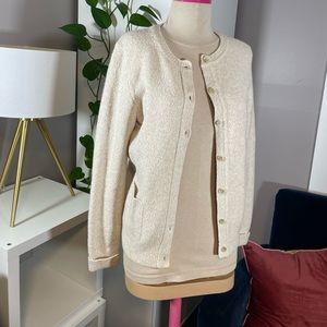 SOLD LOFT Cream Cardigan